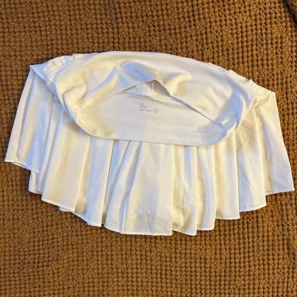 Aerie Crisp White Pleated Skort - Picture 7 of 12